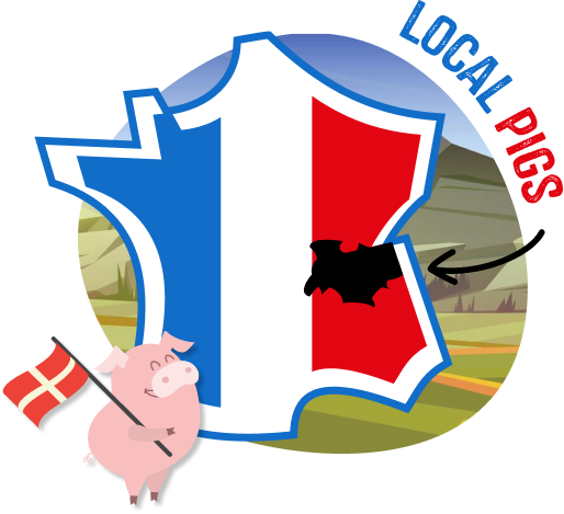 Local pigs - Illustration Le Petit Savoyard